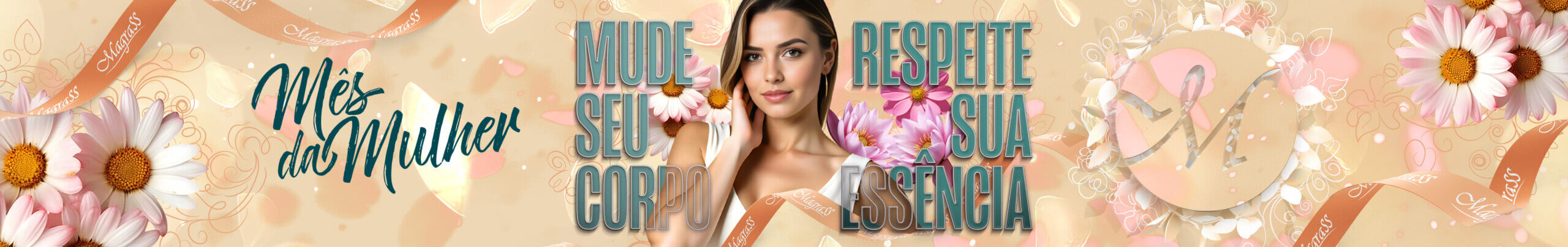 Mês da mulher - Banner site